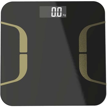 Crown Кантар Crown CBS-2625, натоварване до 150kg, измерва телесна мазнина/количество вода в организма/мускулна и костна маса, черен (CBS-2625)