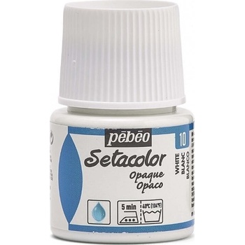 Pébéo Setacolor farba na látky 10 white 45 ml