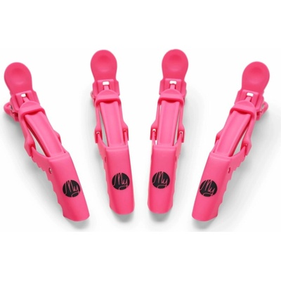 My Professional JAW CLIPS Double Hinge - pevné klipsy s dvojitým kĺbom, 4ks/bal 8681 - HOT PINK - ružové