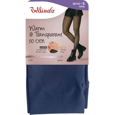 Bellinda punčochové kalhoty WARM&TRANSPARENT navy