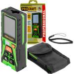 PRO-CRAFT Лазерна ролетка procraft pldm50 - 50 м обхват, зелен лазерен лъч, компактна и прецизна (pldm50)