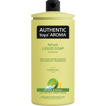 Authentic Toya Aróma Ice lime & Lemon tekuté mydlo náhradná náplň 600 ml