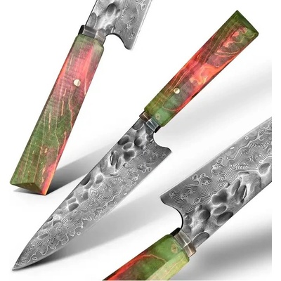 IZMAEL Damaškový kuchynský nôž MASTERPIECE Botan Multi 15 cm