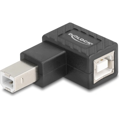 Delock USB 2.0 адаптер B-тип USB мъжки B-тип USB женски, огънат на 90° надясно