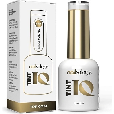 TintIQ Top Coat na nechty Povrchový lak Nailsology, Milky Mamma TT05- 8ml