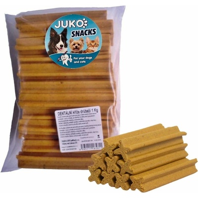 JUKO Dentální kříž Snacks drůbeží 1 kg