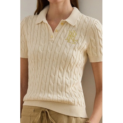Ralph Lauren пуловер с къси ръкави дамски от памук (200932224)
