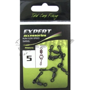 Carp Pro Run Flexi-Speed Swivel veľ.4 5 ks