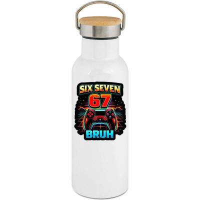 123TRIKO termoska Six seven bruh gaming, V2 500 ml vtipné