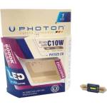  1 брой LED ЛЕД Крушка 1 SMD C10W 12V 30 mm Бяла Светлина 6000К Photon EXCLUSIVE серия Canbus без грешки