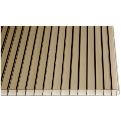 Soton Polykarbonátová deska komorová 1UV 2100 x 4000 x 10 mm bronz 1 ks