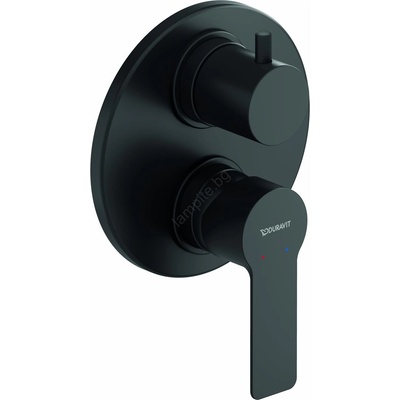 Duravit DC5210008046 - Душ смесител за вграждане D-CODE, матово черен (DA0026)