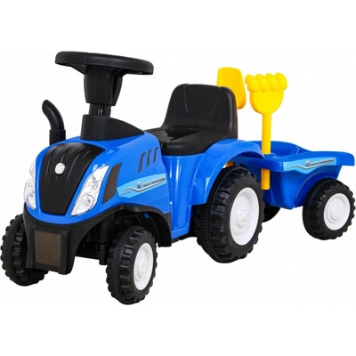 Tomido traktor s přívěsem New Holland T7 modrý