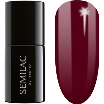 Semilac gél lak 404 Black Beans Muffin Červená 7 ml