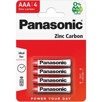 Panasonic Батерия panasonic aaa, цинково-въглеродна, 4 бр. /пакет r03rz-4bp (r03rz-4bp)