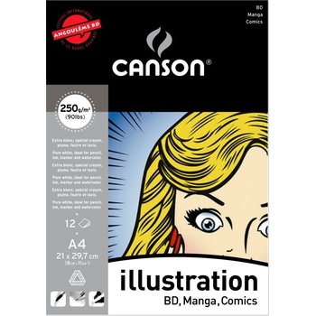 Canson ILLUSTRATION Skicár na ilustrácie A3 12 listov
