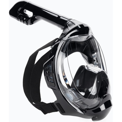 AQUASTIC Детска целолицева маска за шнорхелинг AQUASTIC KAI Jr black