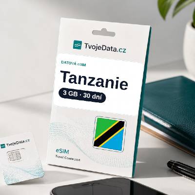 eSIM Tanzanie 3 GB / 29 dní