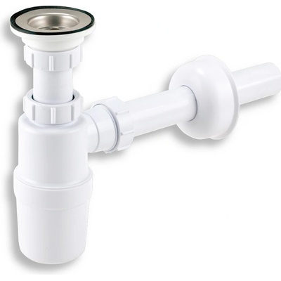 Novaservis Umyvadlový sifon 5/4", miska nerez, 411,P – Zboží Dáma