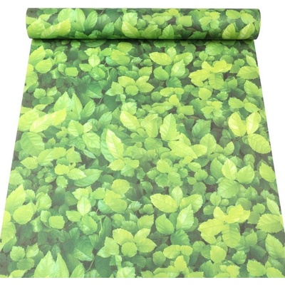 IMPOL TRADE T41 Samolepiace tapety zelené lístky habru 45 cm x 10 m