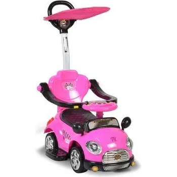 Image 1 of Moni Кола за бутане с дръжка Paradise - розова