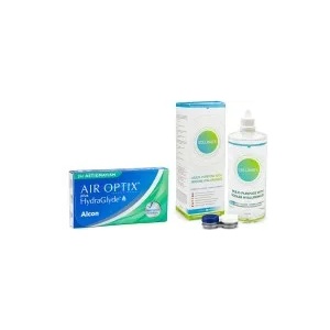 Alcon Air Optix Plus Hydraglyde for Astigmatism (6 лещи) + Solunate Ⓢ Multi-Purpose 400 ml с кутия