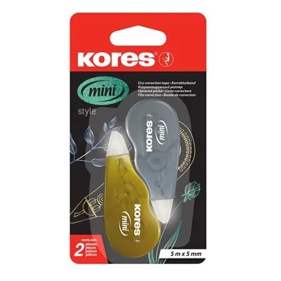 Kores Ролка за отстраняване на повреди, 5 mm x 5 m, KORES "Mini", сребърна/златна 84122 (84122)