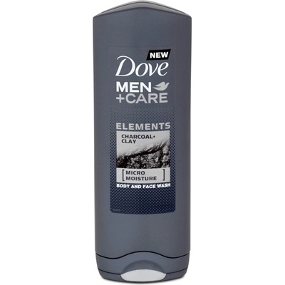 Dove Men+ Care Elements Charcoal & Clay sprchový gel 250 ml