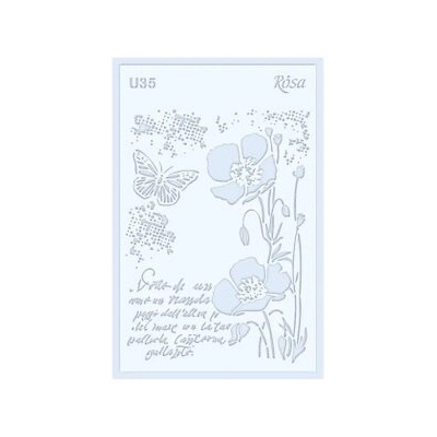 Šablona Rosa 0,5mm 13x20cm U35 – Zboží Dáma