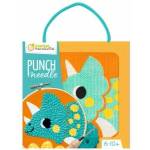 Clairefontaine Punch Needle Dinosaur Set D: 13 cm