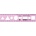 Optima Шаблонна линийка OPTIMA розова 20cm 53051 (53051)