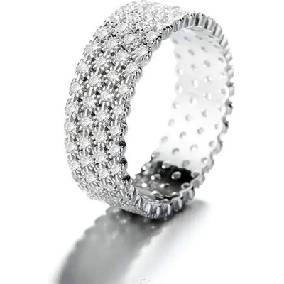 Silenti Jewelry Сребърен пръстен "Прецизност" - 7 - 54.5мм (17.2мм диам. )