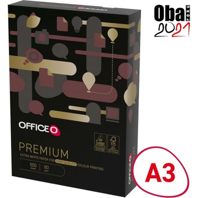 OFFICEO Premium A3 80 g/m2, 500 listů