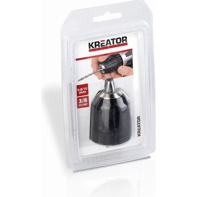 Kreator KRT014002 Rýchloupínacie skľučovadlo 0.8-10 mm 3/8-24U