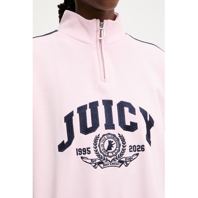 Juicy Couture суичър дамски с памук CREST TRACK TOP (JCSAS126401)