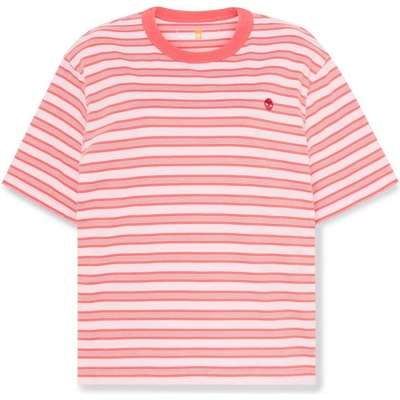Timberland Дамска тениска Timberland Women's Stripe S/S Tee T-shirt - Mineral Red Yd (916-6722-0113)