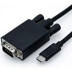 Roline Адаптер USB C 3.2 Gen 2 - VGA, M/M, 1 м 11.04. 5820-10 (11.04.5820-10)