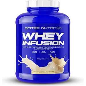 Scitec Nutrition Whey Infusion - суроватъчен протеин - фъстъчено масло / 2 кг