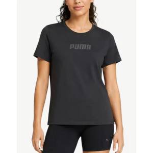 PUMA Train Logo Short Sleeve Tee Black