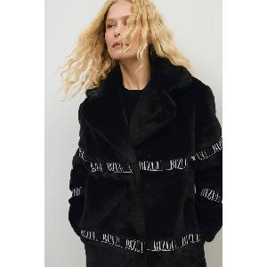 BIZUU палто от еко пух дамско florence (florence.czarny.aw25)