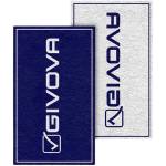 GIVOVA Хавлиена кърпа Givova Double Face 80x165 cm towel - White / Blue (Navy Blue / White)