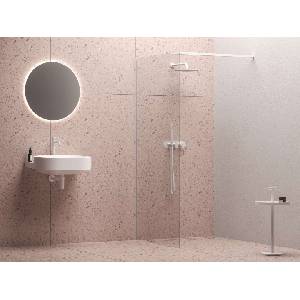 RAVAK Walk-In - Душ стена Walk-In Wall Комплект 120, 120x200 см, матово бяло/прозрачно стъкло GW9WG0E0SZ1 (GW9WG0E0SZ1)