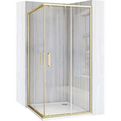 Rea Душ кабина Rea City 90x90 Gold (REA-K6443)