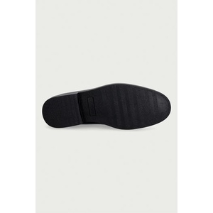 Guess мокасини мъжки от кожа DRIFTKIN (FMTDRI.LEA14.BLACK)