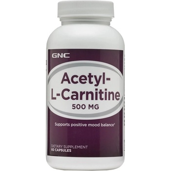 Image 1 of GNC Acetyl L-Carnitine 500 mg [60 капсули]