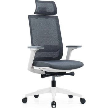 RFG Ергономичен стол RFG Meteor X White HB, дамаска и меш, до 13 (4010200189)