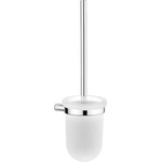 Nimco Bormo - Стенна четка за тоалетна с държач, матирано стъкло/хром BR 11094WN-26 (BR 11094WN-26)