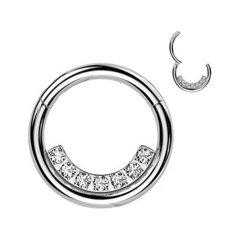 Šperky4U Segment kruh septum cartilage tragus piercing K1047-1210