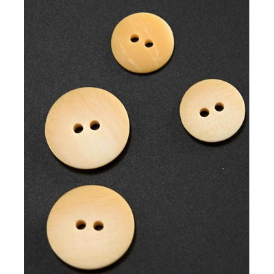 Dierkový gombík - marhuľový melír - priemer 2 cm