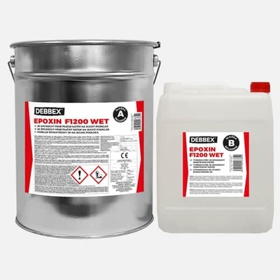 Den Braven EPOXIN F1200 WET 30 kg súdok a kanister transparentná